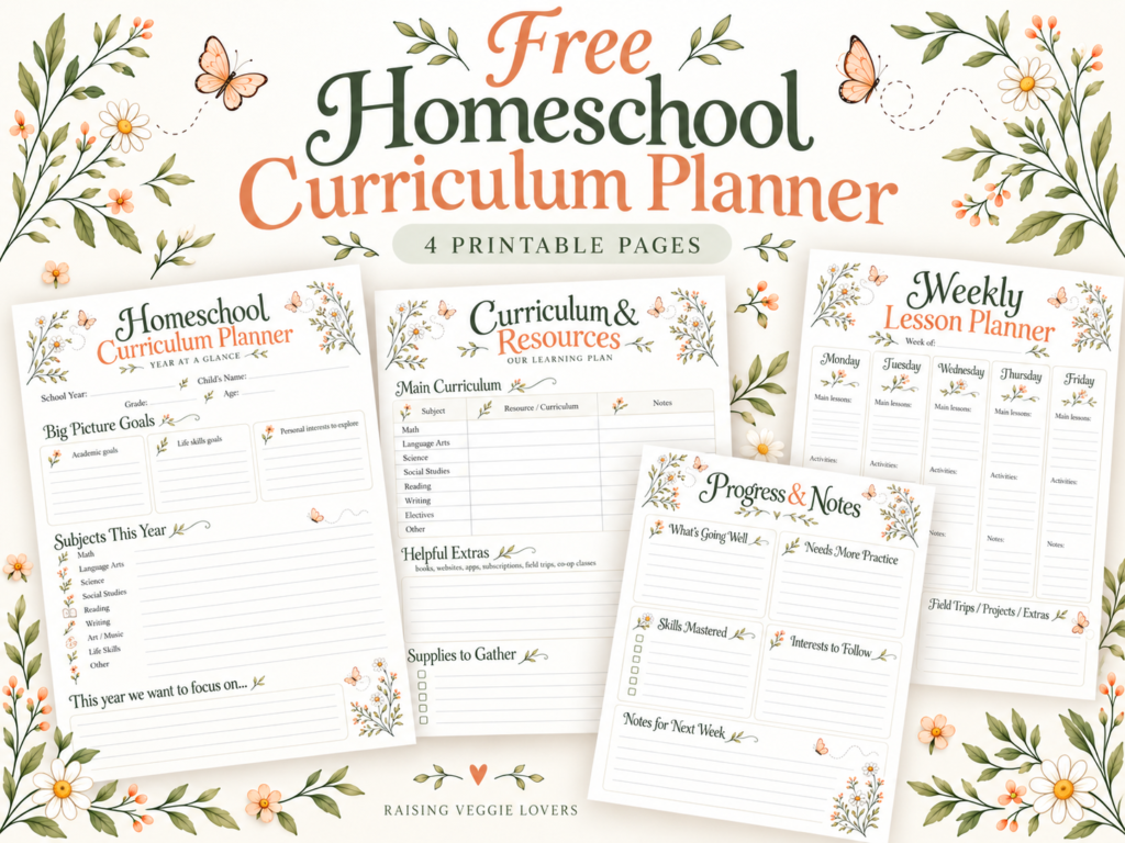 Free Homeschool Curriculum Planner